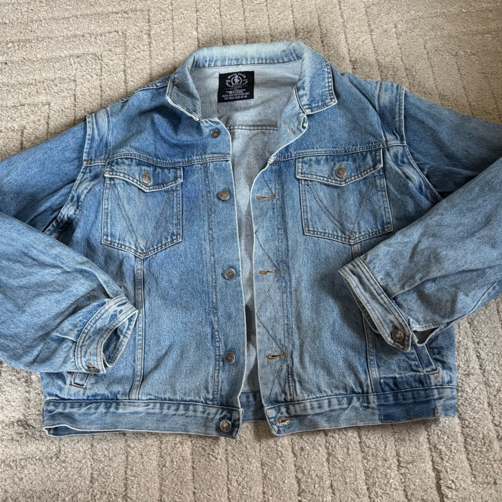 Light Wash Monte Carlo Men's Denim Jacket